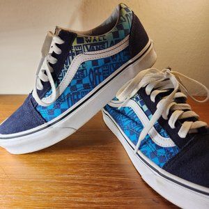 VANS Blue Suede / Canvas Old Skool Sneakers Men (5.5)/Women (7.0)